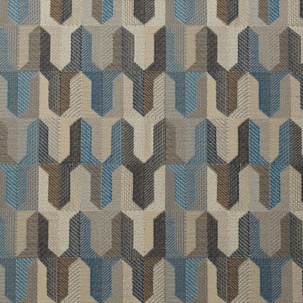Blue upholstery fabric