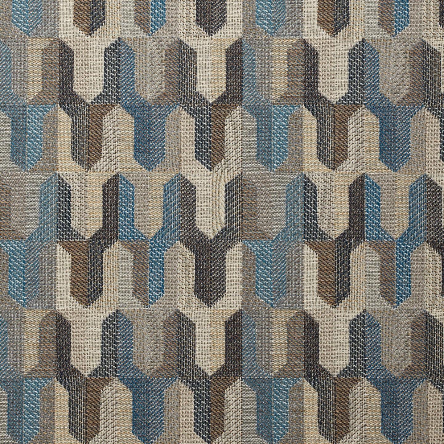 Blue upholstery fabric