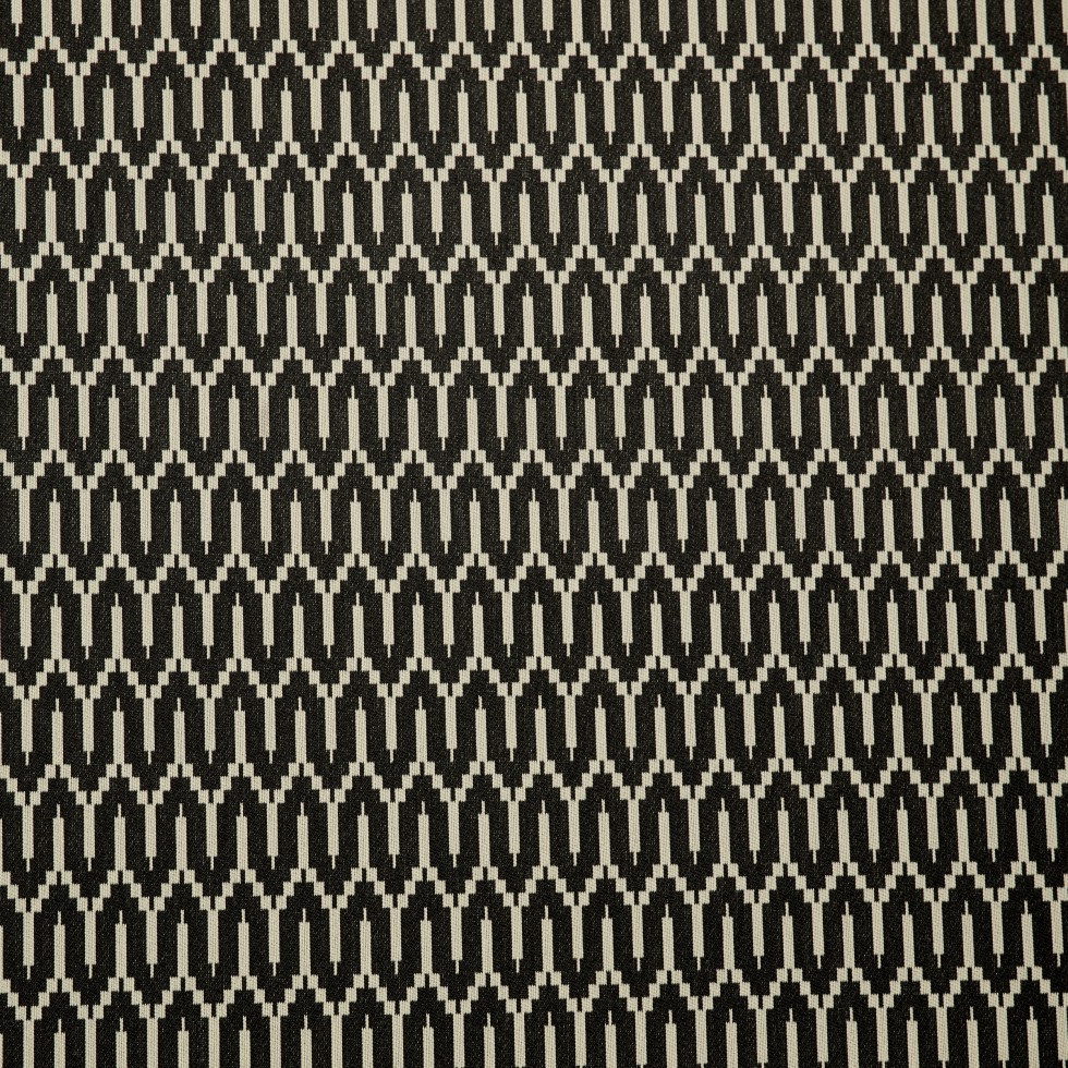 black upholstery fabric swatch