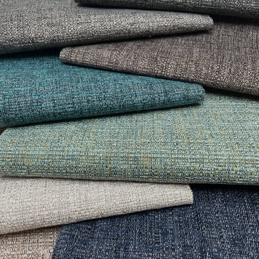 Gray upholstery fabric