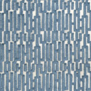 Linx 51 Parisian Blue upholstery fabric swatch