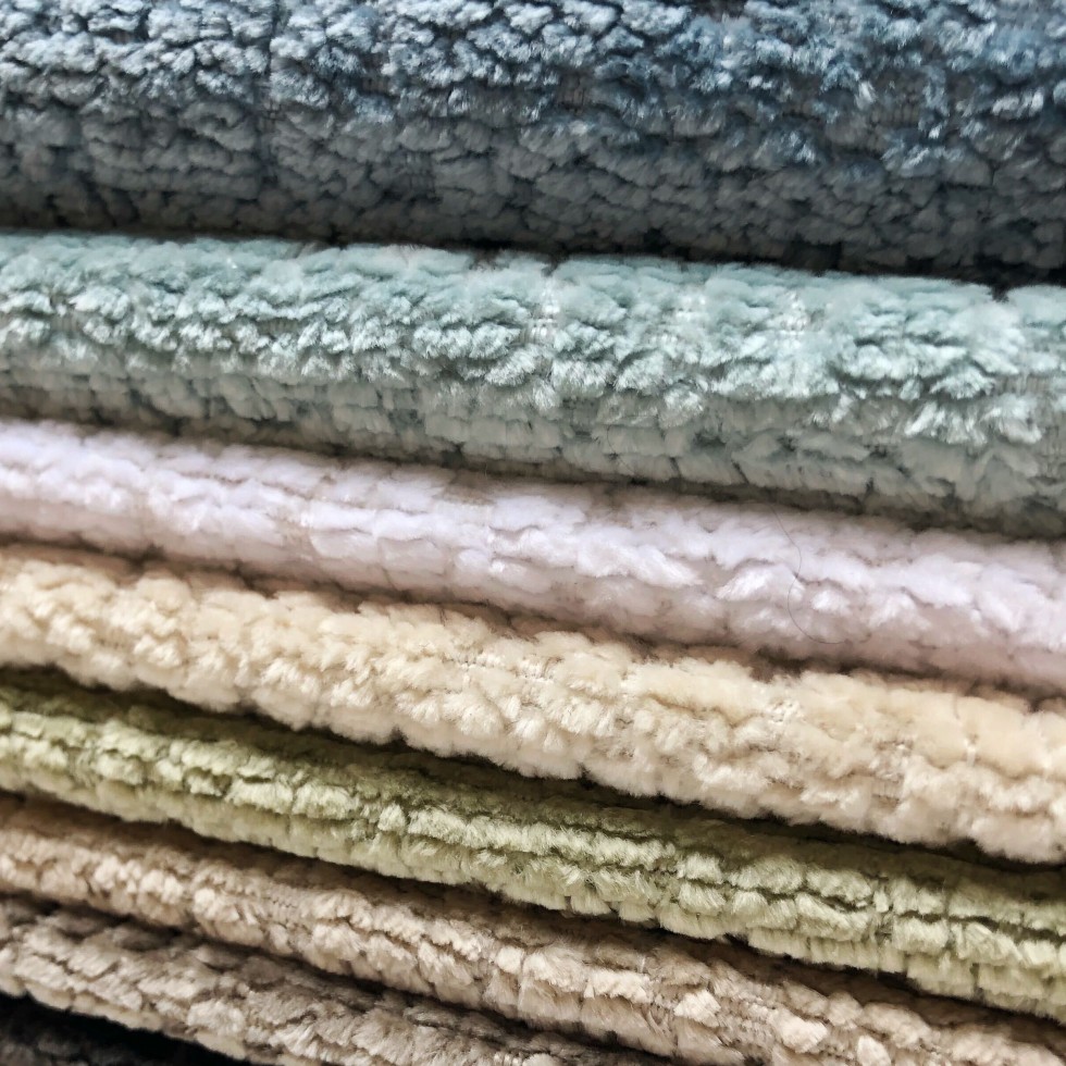 Gray upholstery fabric
