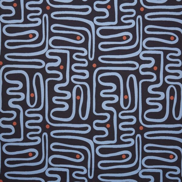 United Fabrics NEMA 41 Lazuli upholstery fabric swatch for sample-first furniture planning