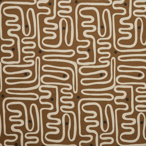 United Fabrics NEMA 83 Teak upholstery fabric swatch for sample-first furniture planning