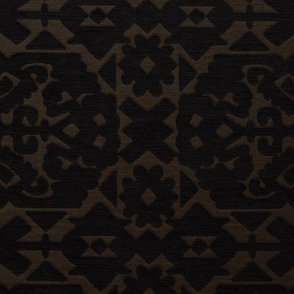 Black upholstery fabric