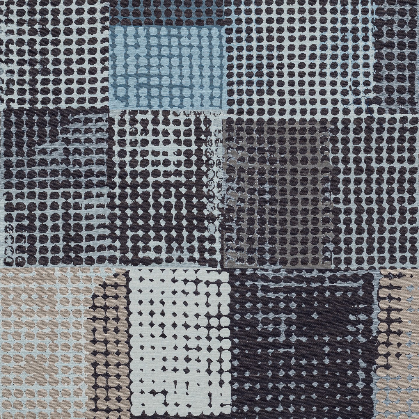 Blue upholstery fabric