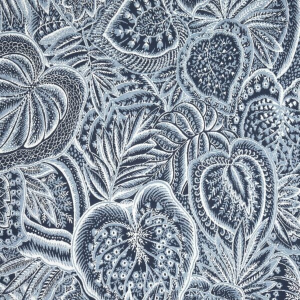 Blue upholstery fabric