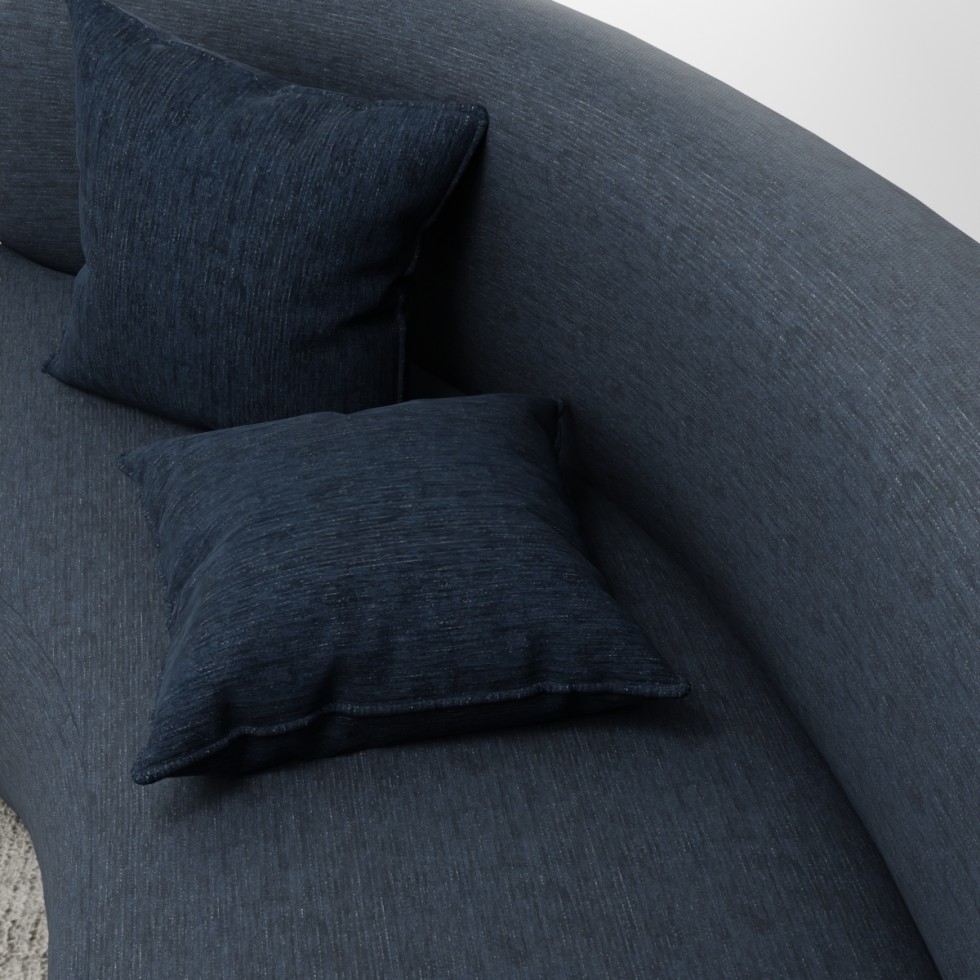 black upholstery fabric swatch
