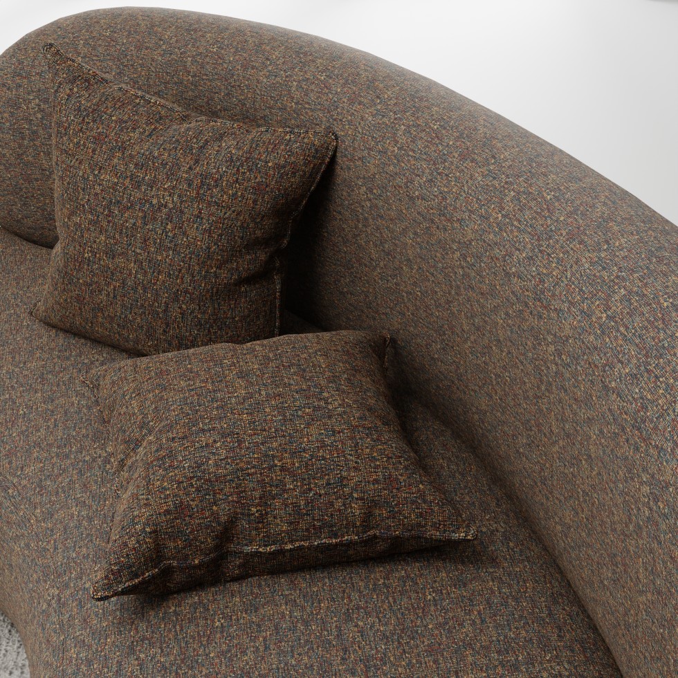brown upholstery fabric swatch