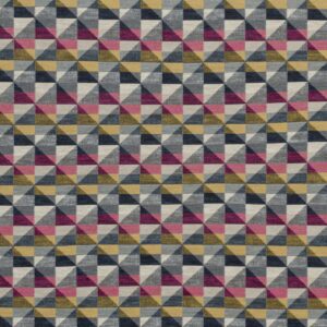 Tetris 13 Berry Punch upholstery fabric swatch
