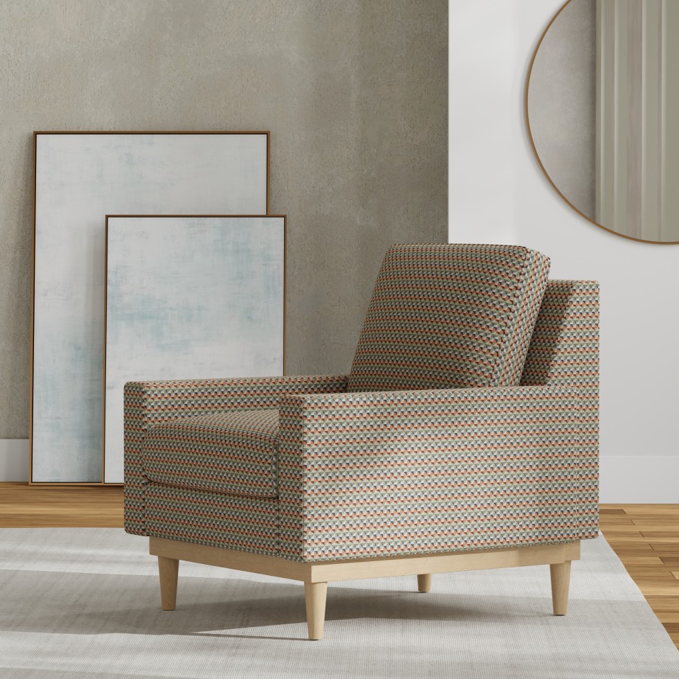 brown upholstery fabric swatch