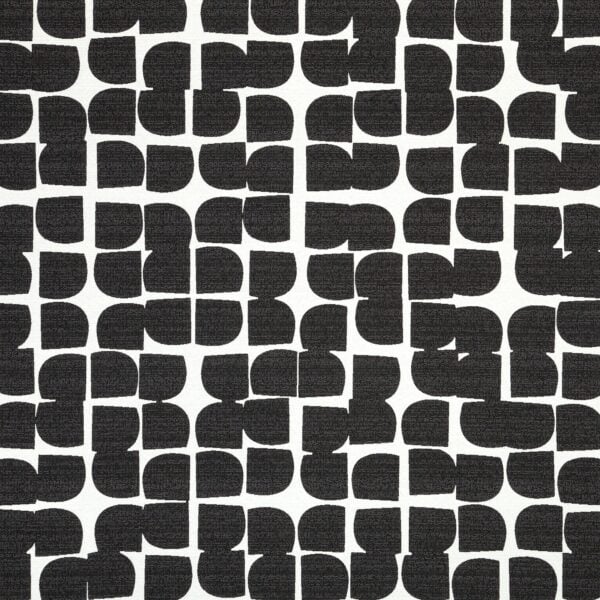 Black upholstery fabric