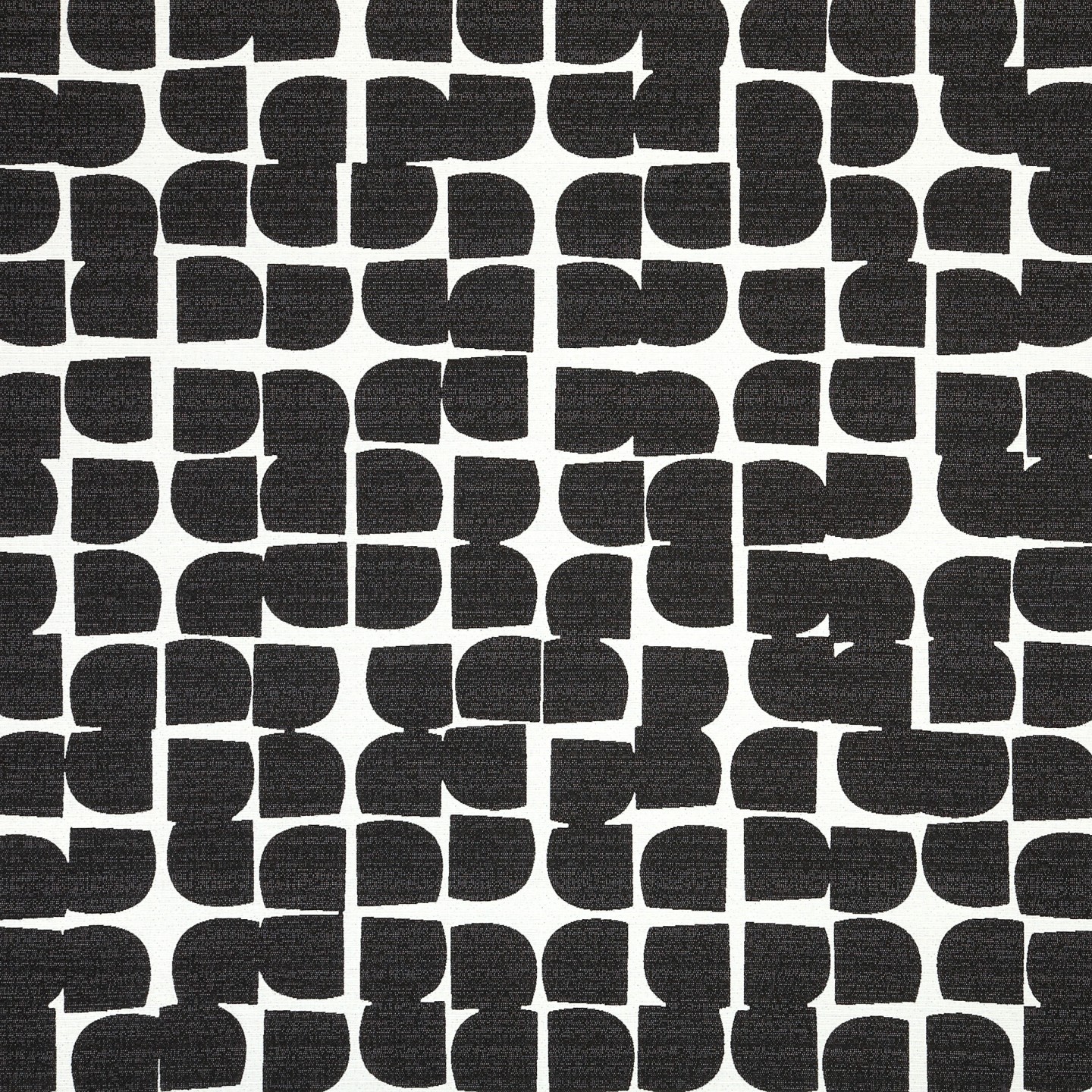 Black upholstery fabric