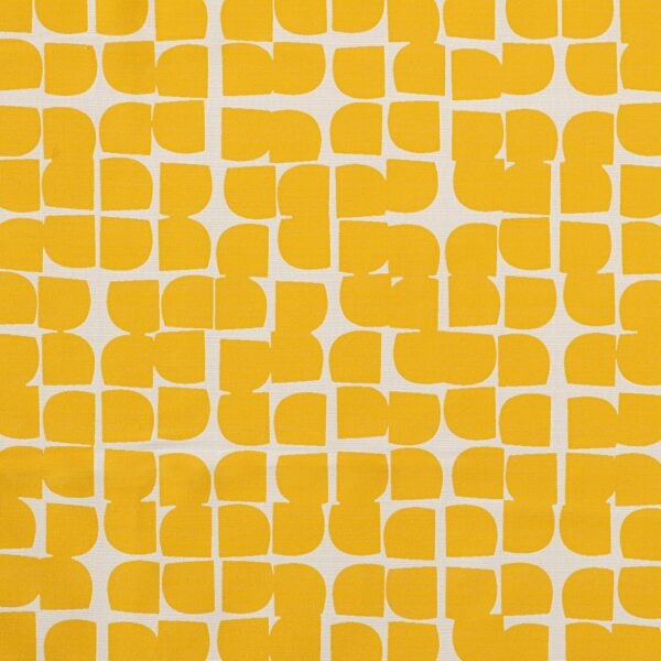 Yellow upholstery fabric