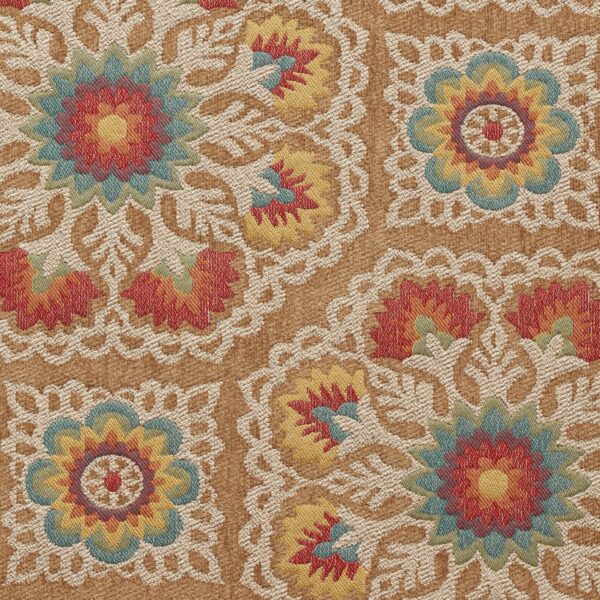 United Fabrics WALLFLOWER 28 Gemstone upholstery fabric swatch for sample-first furniture planning