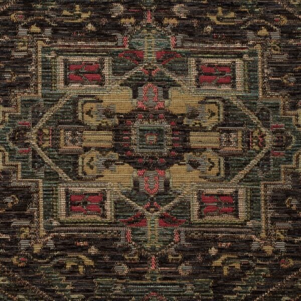 Black upholstery fabric