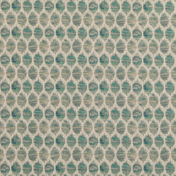 BAKER LIFESTYLE BLOCK WEAVES HONEYCOMB - AQUA upholstery fabric swatch for sample-first furniture planning