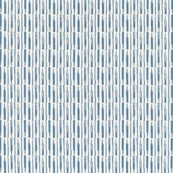 BAKER LIFESTYLE CARNIVAL MATCHSTICKS - AQUA upholstery fabric swatch for sample-first furniture planning
