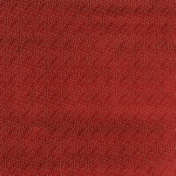 BAKER LIFESTYLE CARNIVAL SALSA SPOT - RED upholstery fabric swatch for sample-first furniture planning