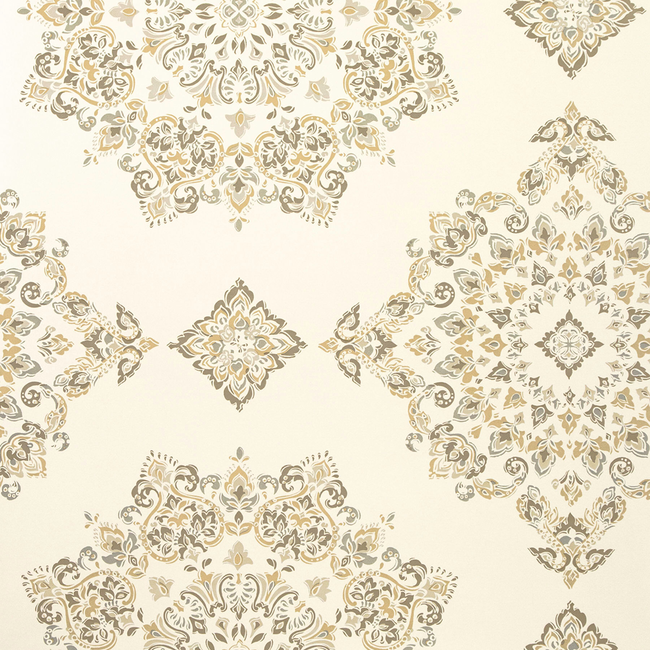 BAKER LIFESTYLE ECHO DESIGN HEIRLOOM INDIA PARVANI - LINEN PW78034.5.0 - Limited Stock