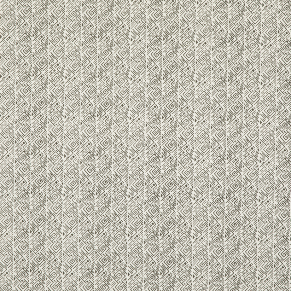 BAKER LIFESTYLE FIESTA LABERINTO - CHARCOAL upholstery fabric swatch for sample-first furniture planning