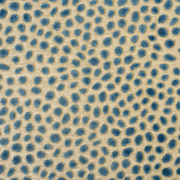 BAKER LIFESTYLE FOXWOOD COSMA - BLUE upholstery fabric swatch for sample-first furniture planning