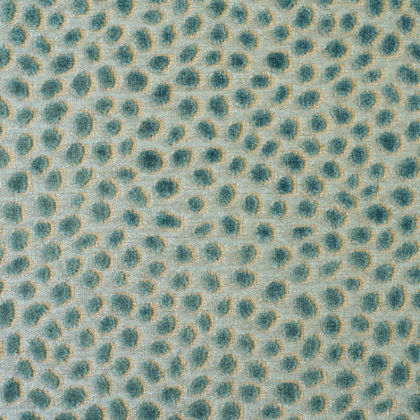 BAKER LIFESTYLE FOXWOOD COSMA - TEAL/AQUA upholstery fabric swatch for sample-first furniture planning