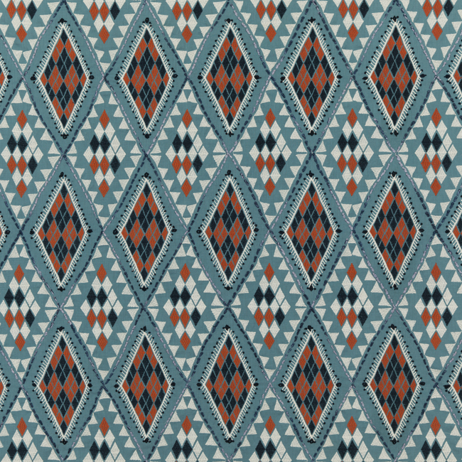 BAKER LIFESTYLE HOMES & GARDENS III CASTELO - INDIGO/SPICE PF50443.3.0 - Discontinued