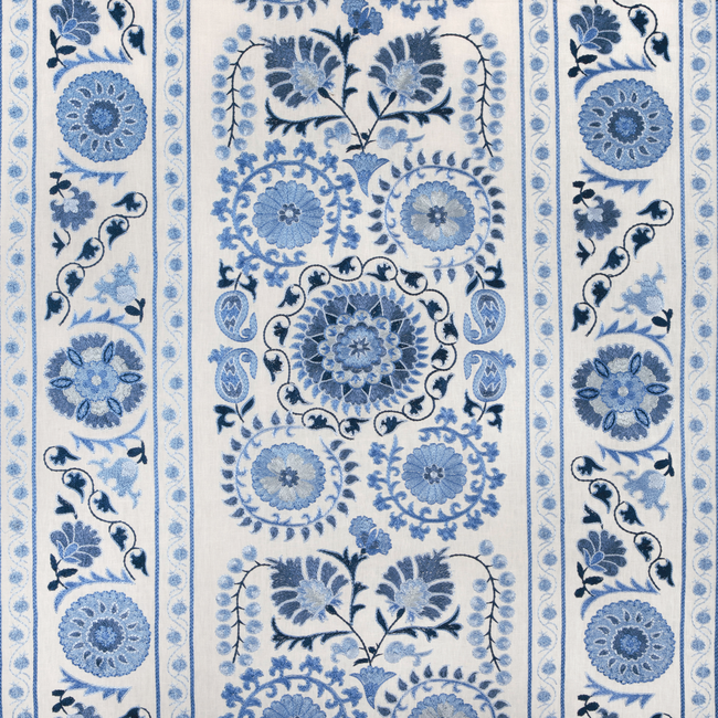 BRUNSCHWIG & FILS ANDUZE EMBROIDERIES SAANVI EMB - NAVY/SKY 8023113.51.0