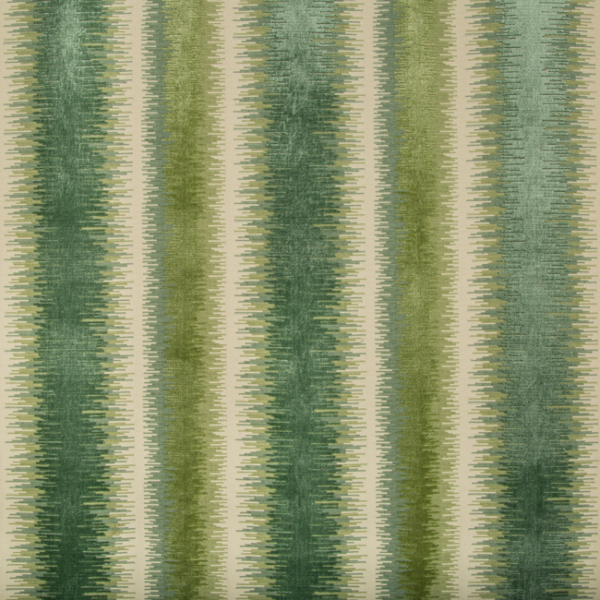 BRUNSCHWIG & FILS BARET BROMO VELVET - ALOE upholstery fabric swatch for sample-first furniture planning