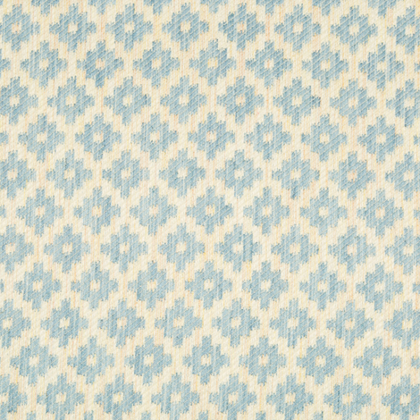 BRUNSCHWIG & FILS BARONET BARONET STRIE - SKY upholstery fabric swatch for sample-first furniture planning