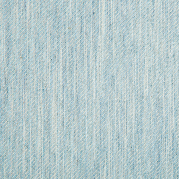 BRUNSCHWIG & FILS BARONET CHANCELLOR STRIE II - SKY upholstery fabric swatch for sample-first furniture planning