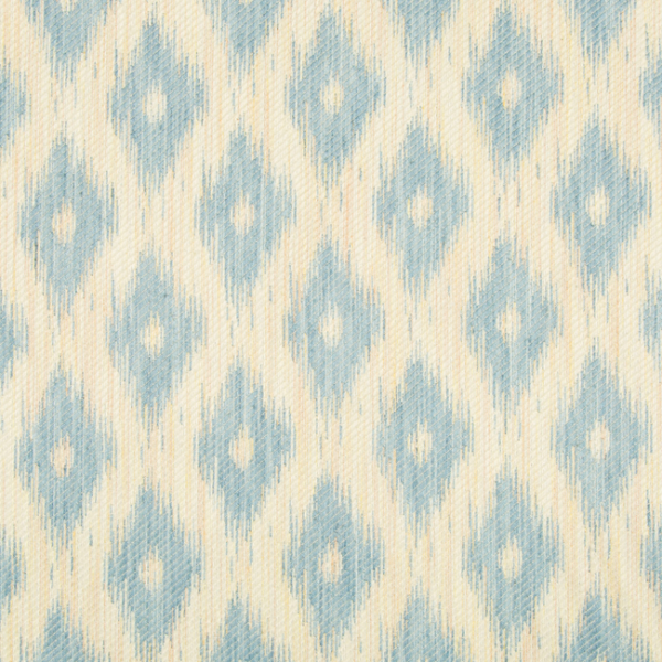 BRUNSCHWIG & FILS BARONET VICEROY STRIE II - SKY upholstery fabric swatch for sample-first furniture planning