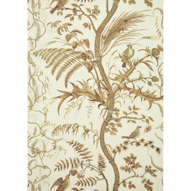 BRUNSCHWIG & FILS BIRD AND THISTLE - BEIGE BR-69518.068.0