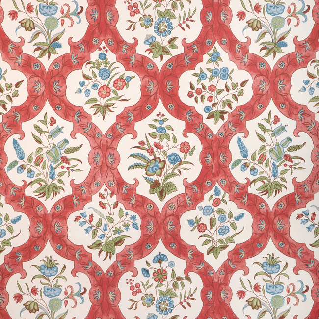 BRUNSCHWIG & FILS CADENET WALLPAPERS VENTOUX - RED/BLUE P8023102.195.0