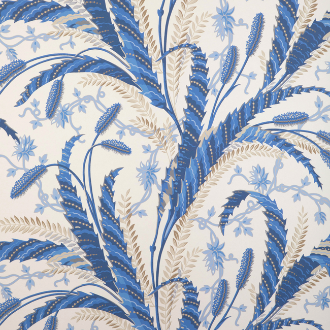 BRUNSCHWIG & FILS CADENET WALLPAPERS VERNAY - BLUE P8023101.5.0