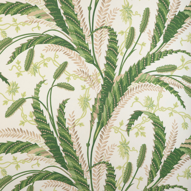 BRUNSCHWIG & FILS CADENET WALLPAPERS VERNAY - GREEN P8023101.3.0