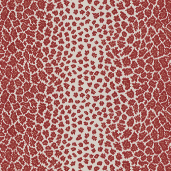 BRUNSCHWIG & FILS CAPE COMORIN ENGLISH LEOPARD - SCARLET 8015170.19.0