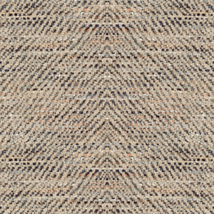 Cape Comorin Sarada Texture - Blue/tan upholstery fabric swatch