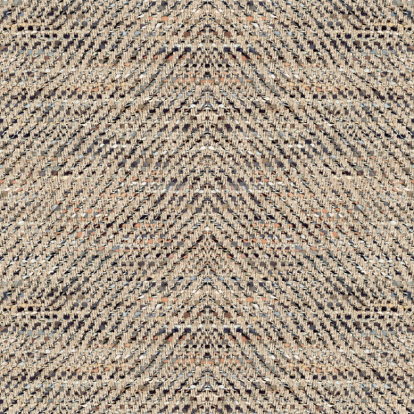 BRUNSCHWIG & FILS CAPE COMORIN SARADA TEXTURE - BLUE/TAN upholstery fabric swatch for sample-first furniture planning