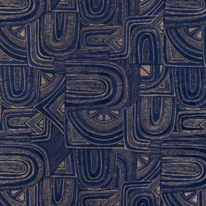 Celeste Timbre Velvet - Lapis upholstery fabric swatch