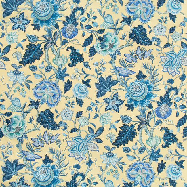 BRUNSCHWIG & FILS CEVENNES NIZAM COTTON PRINT - CANARY BR-79329.40.0 - Limited Stock