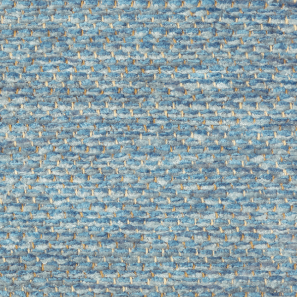 BRUNSCHWIG & FILS CHAMBERY TEXTURES II CHAMOUX TEXTURE - BLUE upholstery fabric swatch for sample-first furniture planning