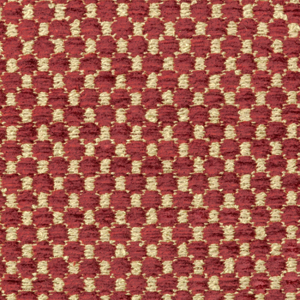BRUNSCHWIG & FILS CHAMBERY TEXTURES II ECRINS TEXTURE - RUBY upholstery fabric swatch for sample-first furniture planning