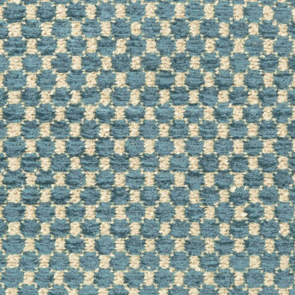 BRUNSCHWIG & FILS CHAMBERY TEXTURES II ECRINS TEXTURE - TEAL upholstery fabric swatch for sample-first furniture planning