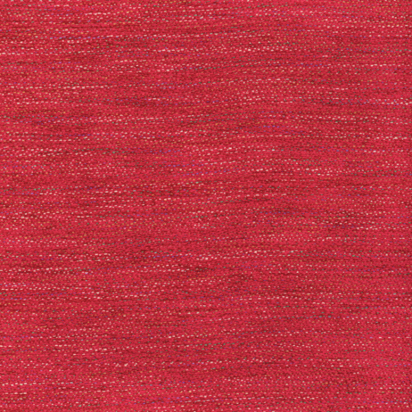 BRUNSCHWIG & FILS CHAMBERY TEXTURES III ROBERTY TEXTURE - RED upholstery fabric swatch for sample-first furniture planning