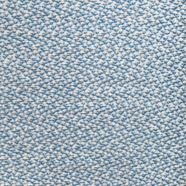 BRUNSCHWIG & FILS CHAMBERY TEXTURES III SASSON TEXTURE - BLUE upholstery fabric swatch for sample-first furniture planning