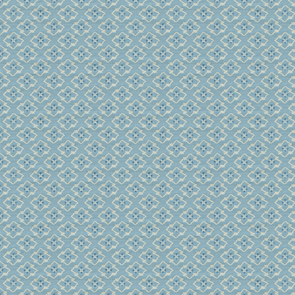 BRUNSCHWIG & FILS CHARLOTTE MOSS CREEK FIGURED WOVEN - BLUE upholstery fabric swatch for sample-first furniture planning