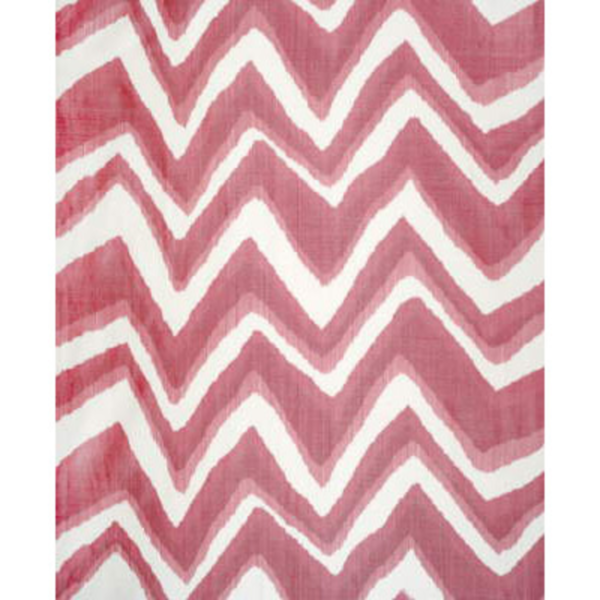 BRUNSCHWIG & FILS CHEVRON BAR SILK WARP PRINT - BERRY BR-79785.140.0