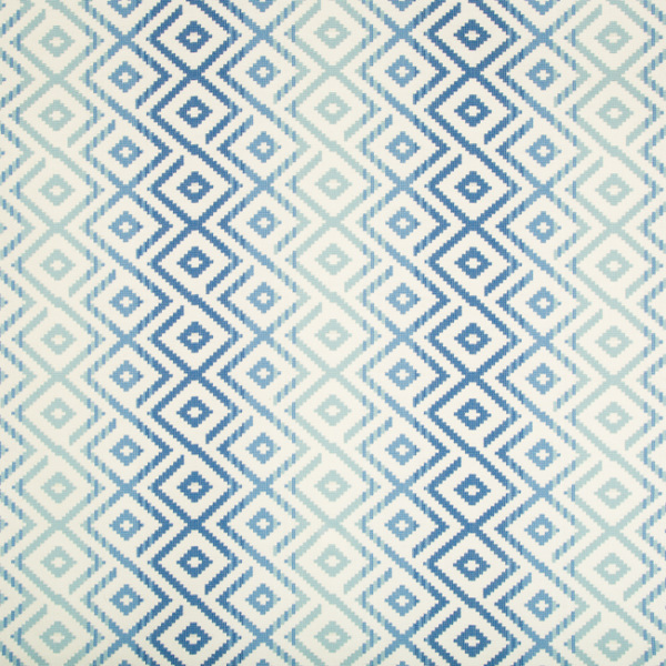 BRUNSCHWIG & FILS EN VACANCES PALOMA WOVEN - MARINE upholstery fabric swatch for sample-first furniture planning